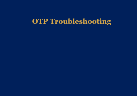 Troubleshooting missing OTP in Groups360