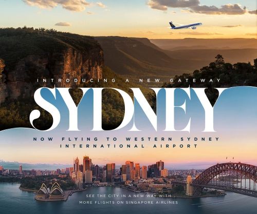 Singapore Airlines to Launch Non-Stop Services to Western Sydney International Airport in November 2026